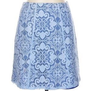 NY & Co Blue Lace Skirt